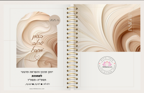 יומן תכנון והשראה פדגוגי למחנכת "קפה של השראה" תשפ"ו